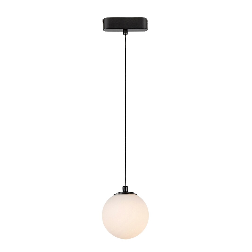 Rabalux - LED Stmívatelný lustr na lanku do 1-fázového lištového systému LED/5W/24V 2700-5500K Wi-Fi Tuya černá