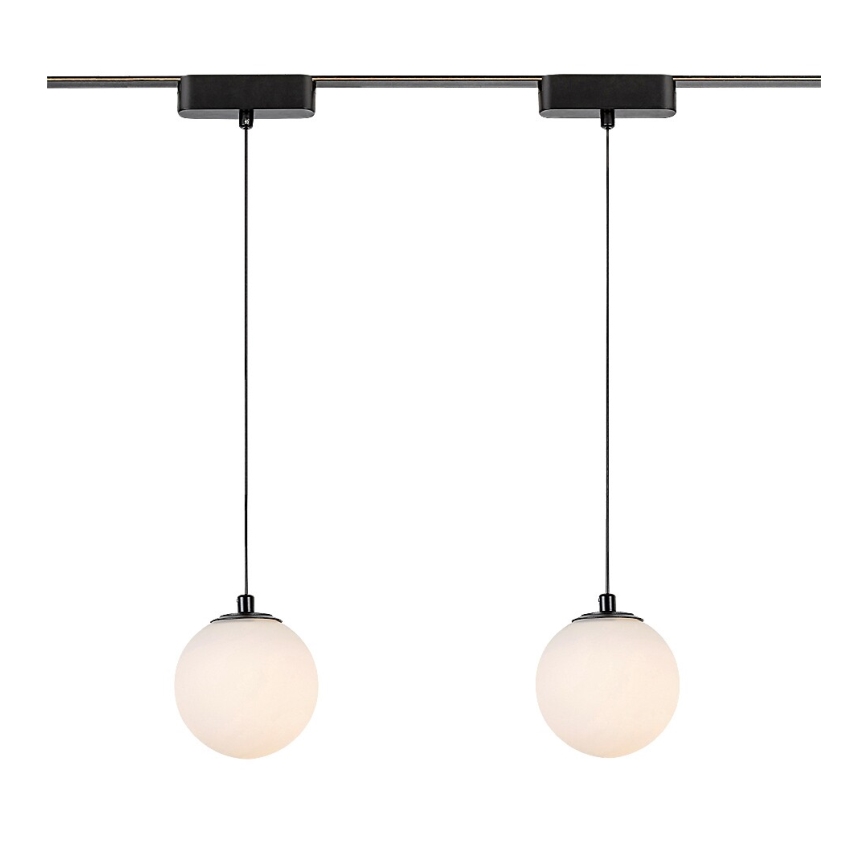 Rabalux - LED Stmívatelný lustr na lanku do 1-fázového lištového systému LED/5W/24V 2700-5500K Wi-Fi Tuya černá