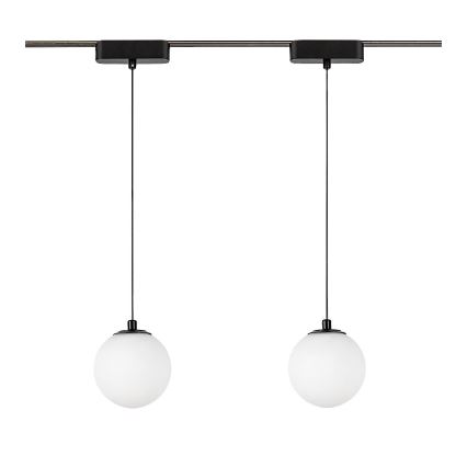 Rabalux - LED Stmívatelný lustr na lanku do 1-fázového lištového systému LED/5W/24V 2700-5500K Wi-Fi Tuya černá