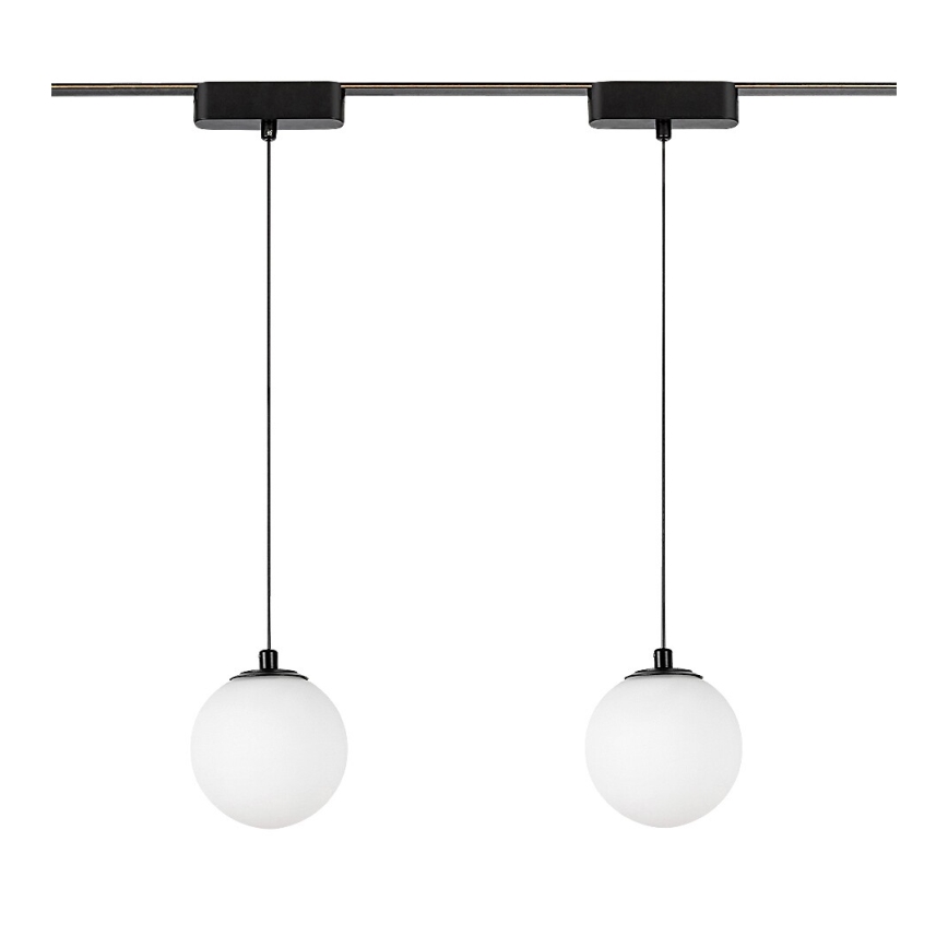 Rabalux - LED Stmívatelný lustr na lanku do 1-fázového lištového systému LED/5W/24V 2700-5500K Wi-Fi Tuya černá