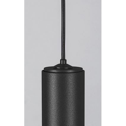 Rabalux - LED Stmívatelný lustr na lanku do 1-fázového lištového systému LED/5W/24V 2700-5500K Wi-Fi Tuya černá
