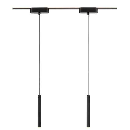 Rabalux - LED Stmívatelný lustr na lanku do 1-fázového lištového systému LED/5W/24V 2700-5500K Wi-Fi Tuya černá