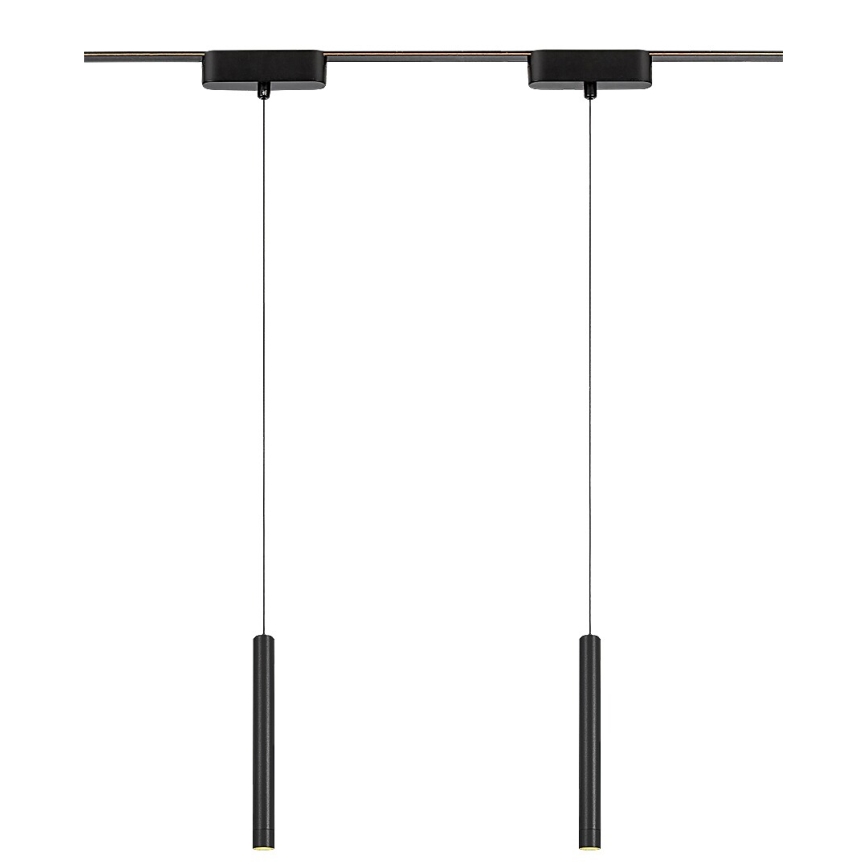 Rabalux - LED Stmívatelný lustr na lanku do 1-fázového lištového systému LED/5W/24V 2700-5500K Wi-Fi Tuya černá