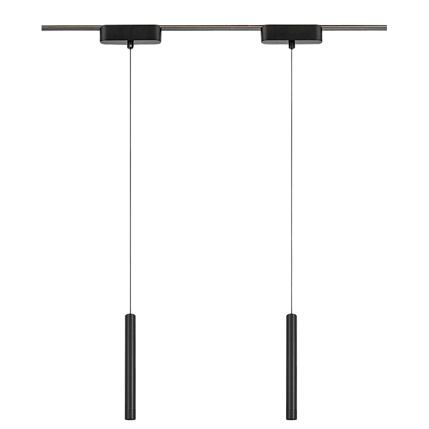 Rabalux - LED Stmívatelný lustr na lanku do 1-fázového lištového systému LED/5W/24V 2700-5500K Wi-Fi Tuya černá