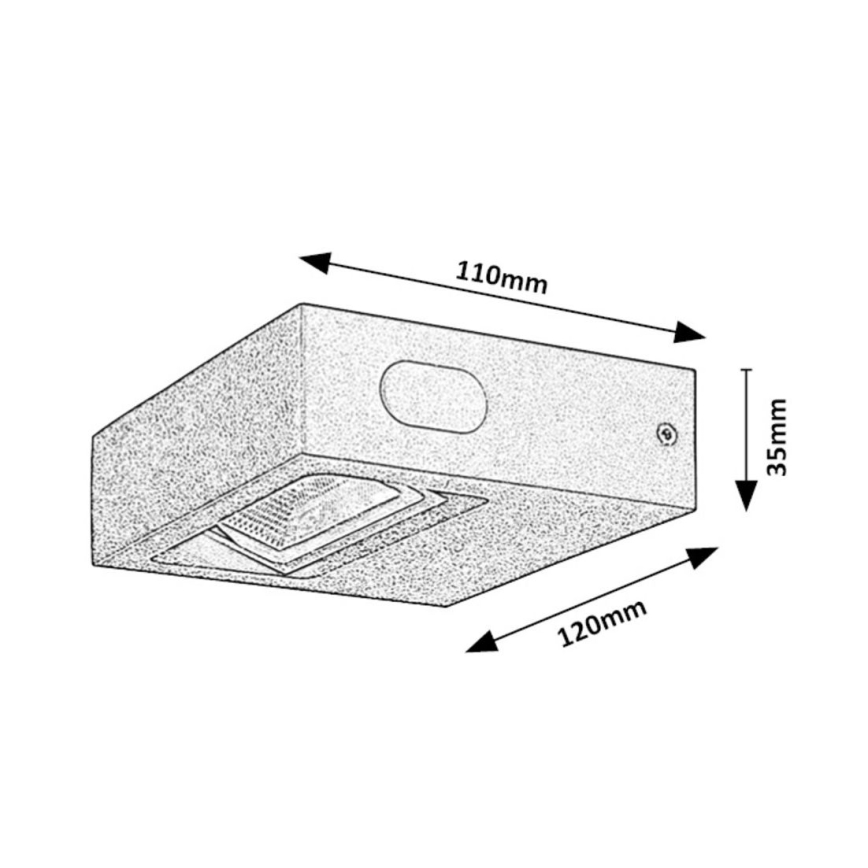 Rabalux - LED Venkovní nástěnné svítidlo LED/7W/230V IP65