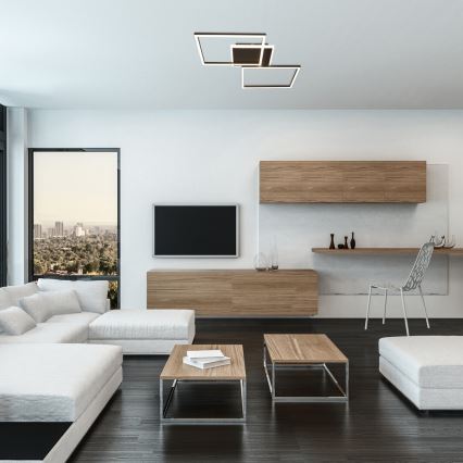 Rabalux - LED Stropní svítidlo LED/40W/230V 3000K černá 39x50 cm