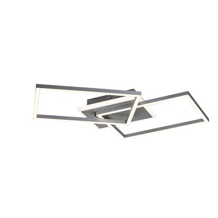Rabalux - LED Stropní svítidlo LED/40W/230V 4000K matný chrom 39x50 cm