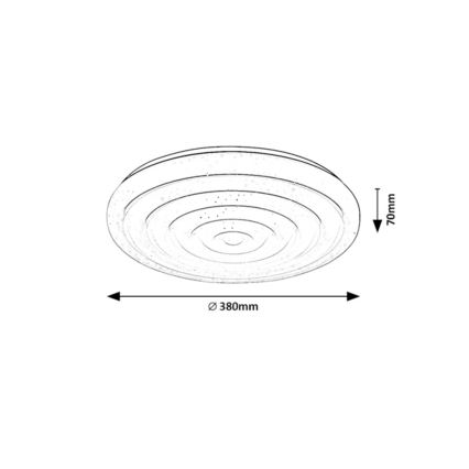 Rabalux - LED Stropní svítidlo LED/24W/230V 4000K