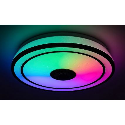 Rabalux - LED RGB Stmívatelné stropní svítidlo s reproduktorem LED/24W/230V 3000-6500K + dálkové ovládání