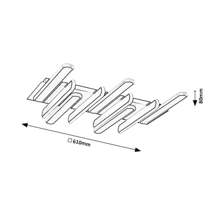 Rabalux - LED Stropní svítidlo LED/46W/230V 3000/4000K