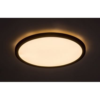 Rabalux - LED Stropní svítidlo LED/36W/230V 3000/4000/6000K pr. 40 cm černá