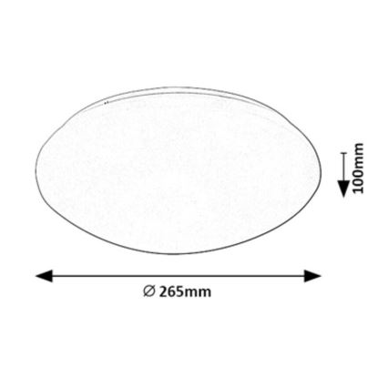 Rabalux - LED Stropní svítidlo se senzorem LED/12W/230V IP44 4000K