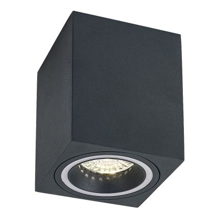 Rabalux - Bodové svítidlo 1xGU10/25W/230V hranatý antracit