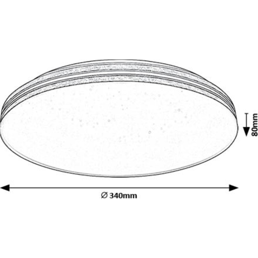 Rabalux - LED Stropní svítidlo LED/18W/230V 3000K pr. 34 cm