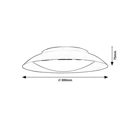 Rabalux - LED Stropní svítidlo LED/20W/230V 3000K pr. 30 cm