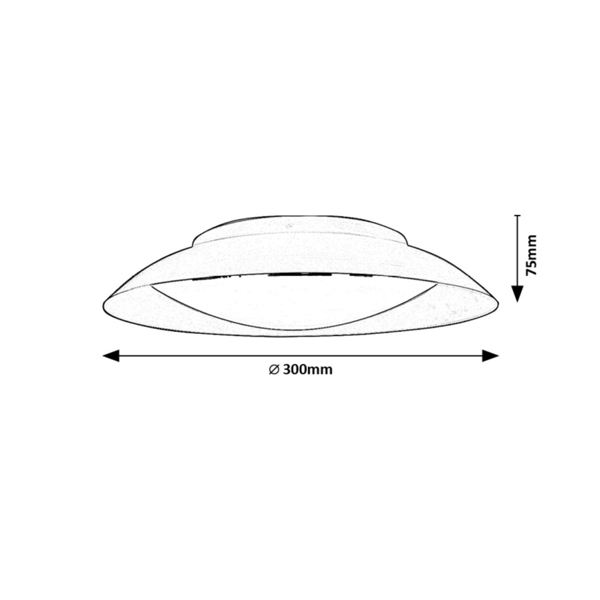 Rabalux - LED Stropní svítidlo LED/20W/230V 3000K pr. 30 cm