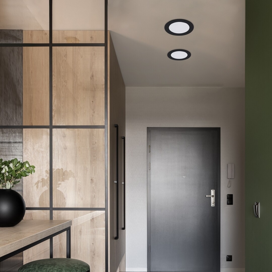 Rabalux - LED Podhledové svítidlo LED/12W/230V pr. 17 cm černá