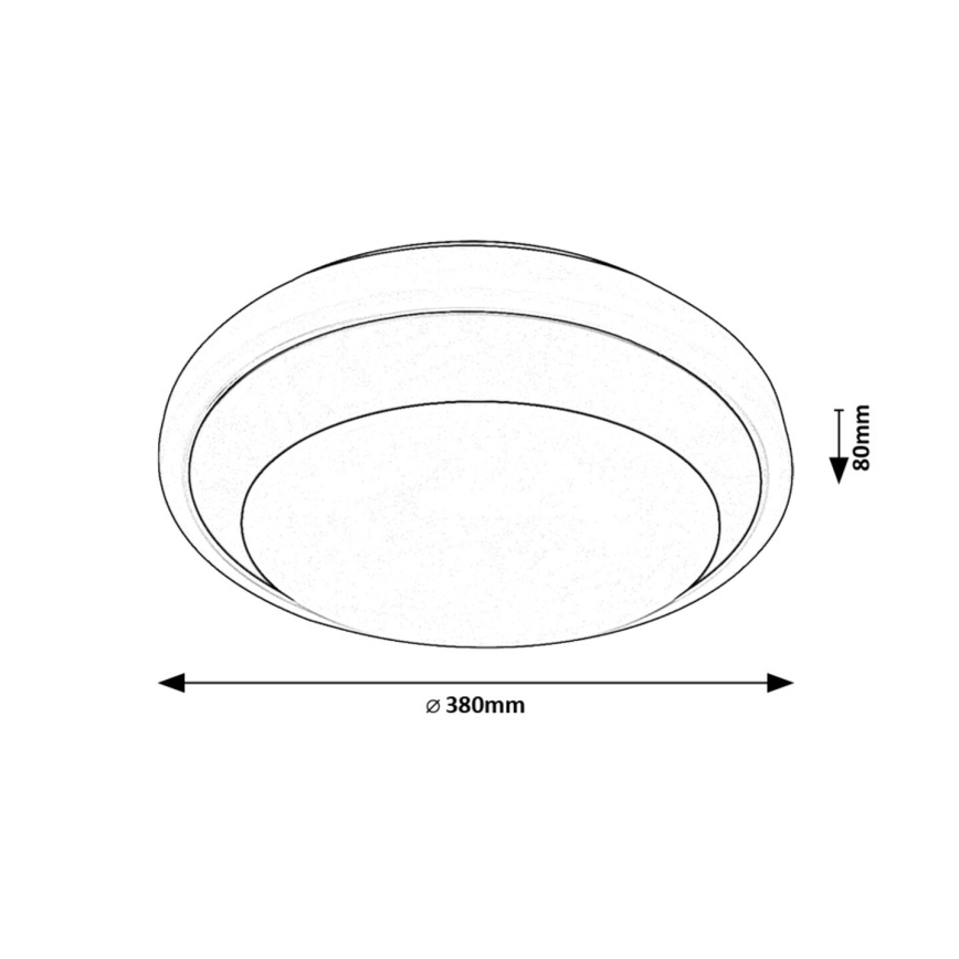 Rabalux - LED Stropní svítidlo LED/24W/230V 4000K