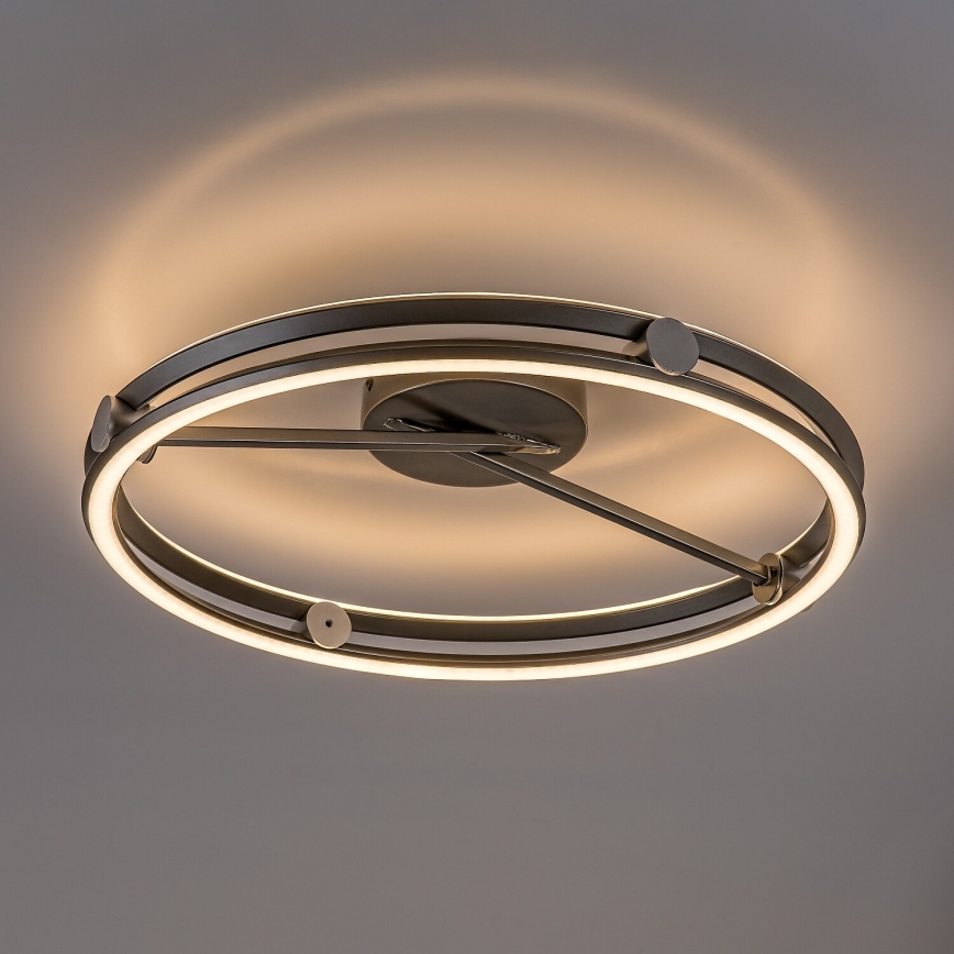 Rabalux - LED Stmívatelné stropní svítidlo LED/60W/230V 3000-6500K pr. 50 cm šedá + dálkové ovládání