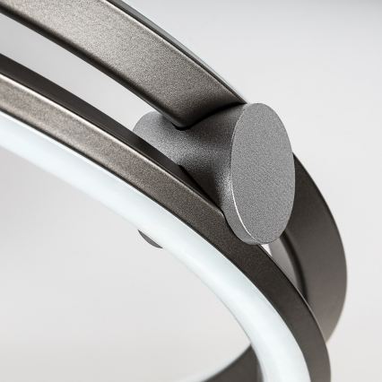 Rabalux - LED Stmívatelné stropní svítidlo LED/60W/230V 3000-6500K pr. 50 cm šedá + dálkové ovládání