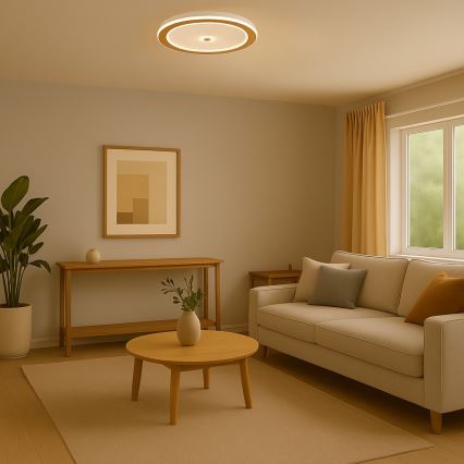 Rabalux - LED Stmívatelné stropní svítidlo LED/34W/230V 3000-6500K pr. 51 cm + dálkové ovládání