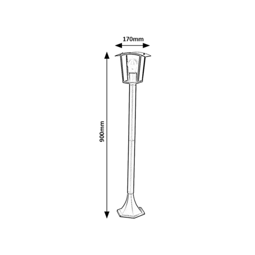 Rabalux - Venkovní lampa 1xE27/15W/230V IP44