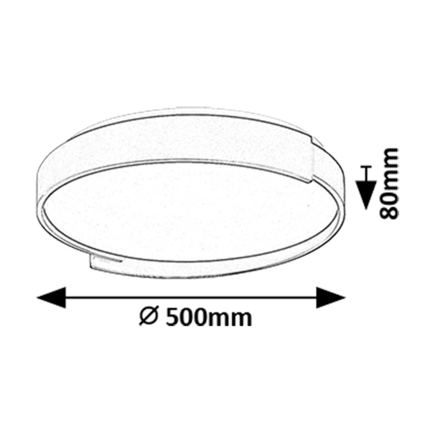 Rabalux - LED Stmívatelné stropní svítidlo LED/48W/230V 3000-6500K + dálkové ovládání
