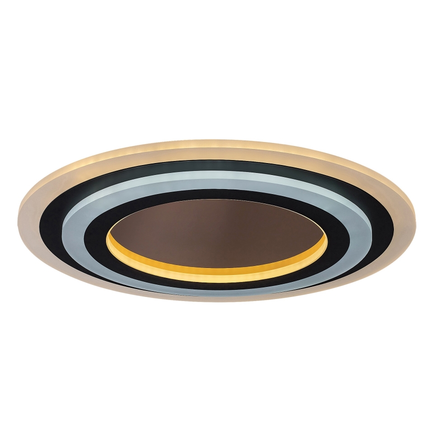 Rabalux - LED Stmívatelné stropní svítidlo LED/56W/230V 3000/4000/6000K matný chrom/černá + dálkové ovládání