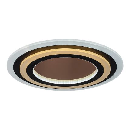 Rabalux - LED Stmívatelné stropní svítidlo LED/56W/230V 3000/4000/6000K matný chrom/černá + dálkové ovládání