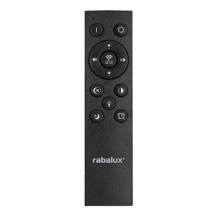 Rabalux - LED Stmívatelné stropní svítidlo LED/56W/230V 3000/4000/6000K matný chrom/černá + dálkové ovládání