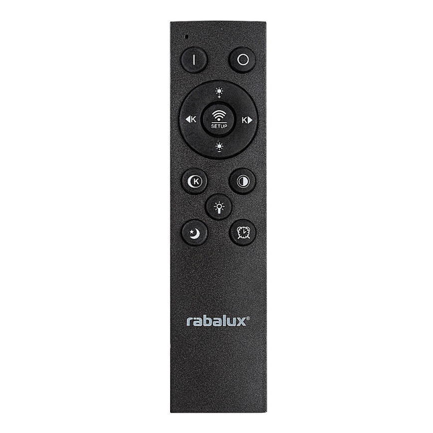 Rabalux - LED Stmívatelné stropní svítidlo LED/56W/230V 3000/4000/6000K matný chrom/černá + dálkové ovládání