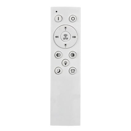 Rabalux - LED Stmívatelné stropní svítidlo LED/56W/230V 3000/4000/6000K matný chrom + dálkové ovládání