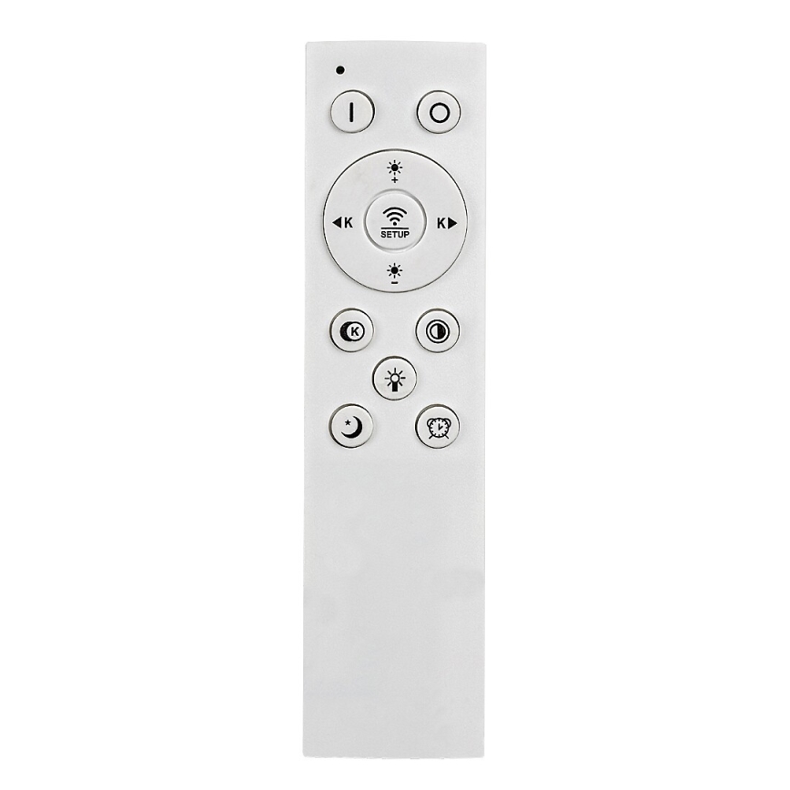 Rabalux - LED Stmívatelné stropní svítidlo LED/56W/230V 3000/4000/6000K matný chrom + dálkové ovládání