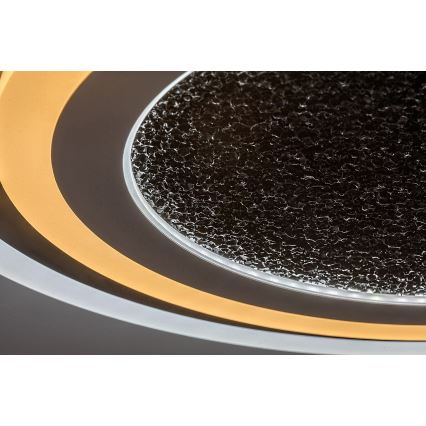 Rabalux - LED Stmívatelné stropní svítidlo LED/56W/230V 3000/4000/6000K černá + dálkové ovládání