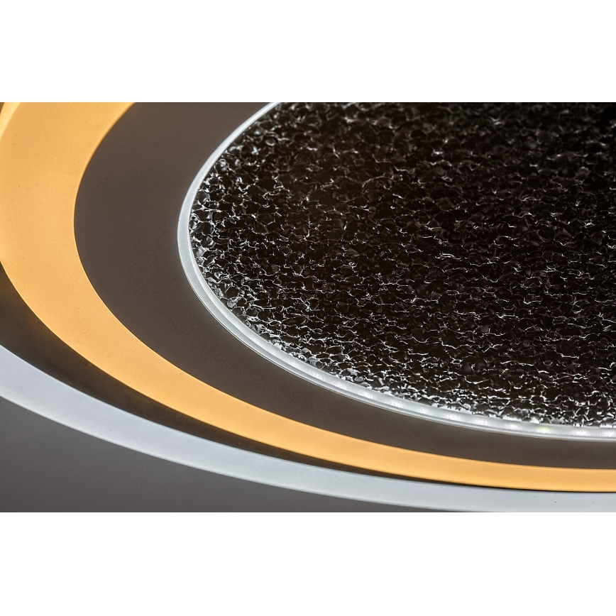 Rabalux - LED Stmívatelné stropní svítidlo LED/56W/230V 3000/4000/6000K černá + dálkové ovládání