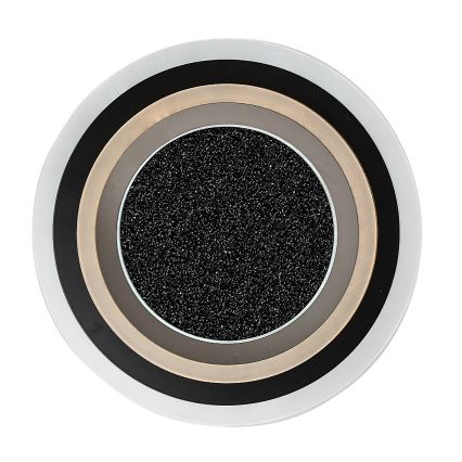 Rabalux - LED Stmívatelné stropní svítidlo LED/56W/230V 3000/4000/6000K černá + dálkové ovládání