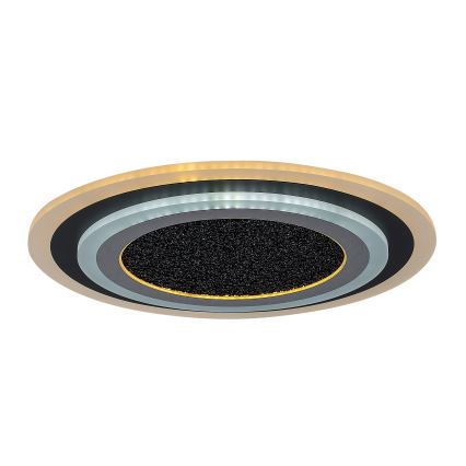 Rabalux - LED Stmívatelné stropní svítidlo LED/56W/230V 3000/4000/6000K černá + dálkové ovládání