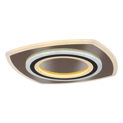Rabalux - LED Stmívatelné stropní svítidlo LED/60W/230V 3000/4000/6000K matný chrom/černá + dálkové ovládání