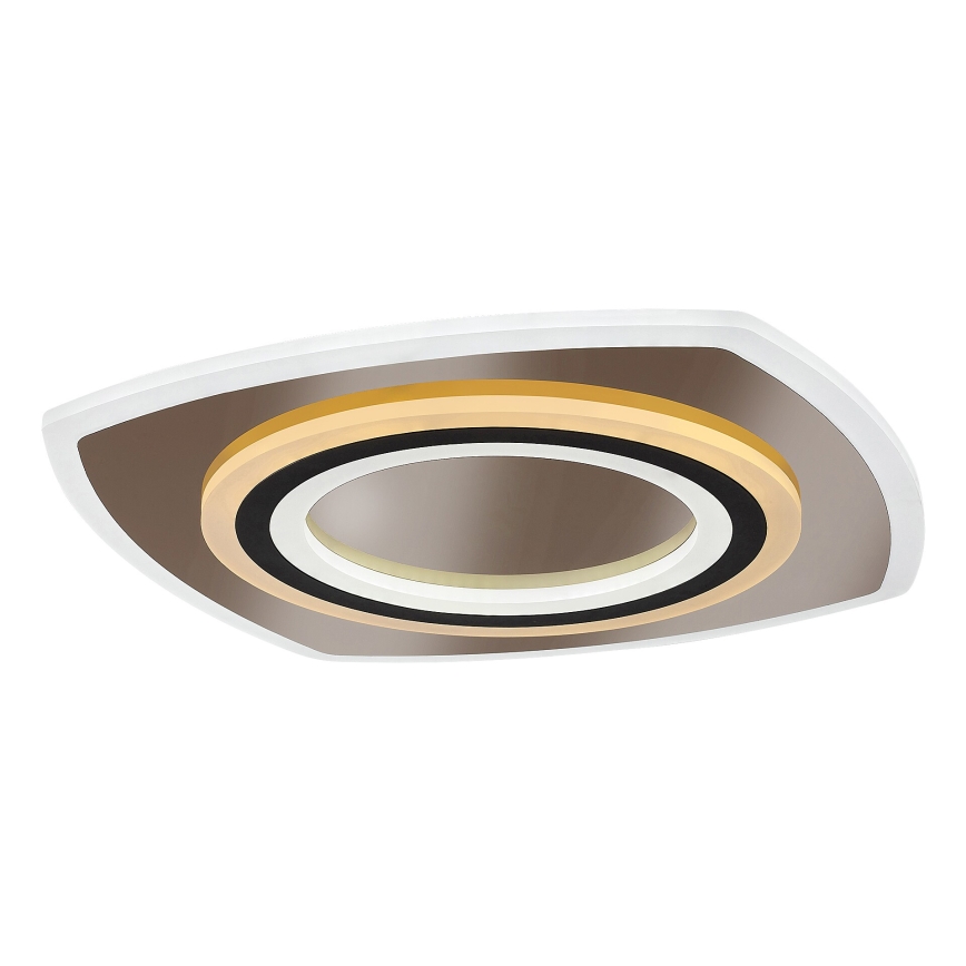 Rabalux - LED Stmívatelné stropní svítidlo LED/60W/230V 3000/4000/6000K matný chrom/černá + dálkové ovládání