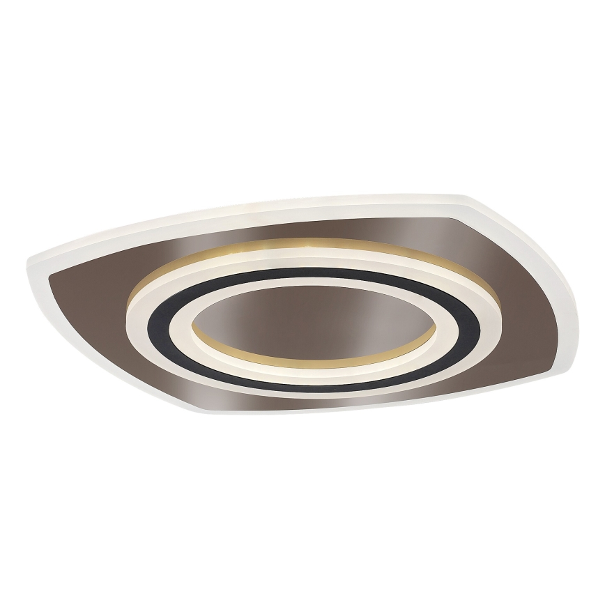 Rabalux - LED Stmívatelné stropní svítidlo LED/60W/230V 3000/4000/6000K matný chrom/černá + dálkové ovládání