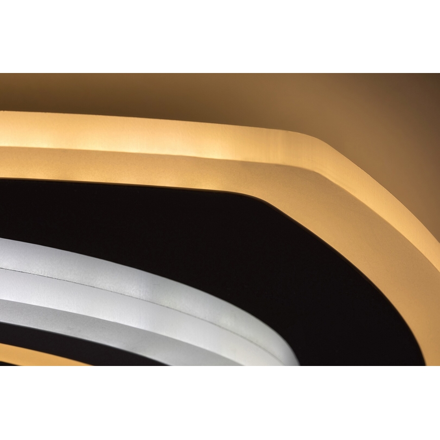 Rabalux - LED Stmívatelné stropní svítidlo LED/60W/230V 3000/4000/6000K matný chrom + dálkové ovládání