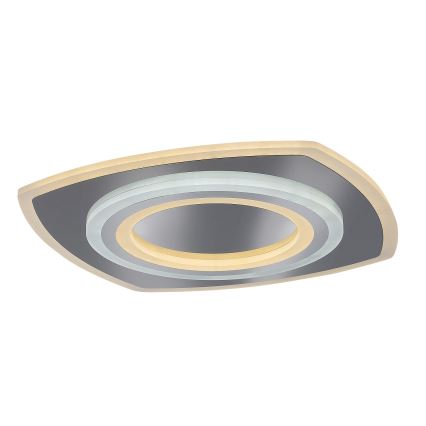Rabalux - LED Stmívatelné stropní svítidlo LED/60W/230V 3000/4000/6000K matný chrom + dálkové ovládání