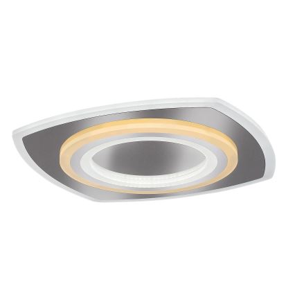 Rabalux - LED Stmívatelné stropní svítidlo LED/60W/230V 3000/4000/6000K matný chrom + dálkové ovládání