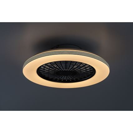 Rabalux - LED Stmívatelné stropní svítidlo s ventilátorem LED/48W/230V 3000-6500K + dálkové ovládání