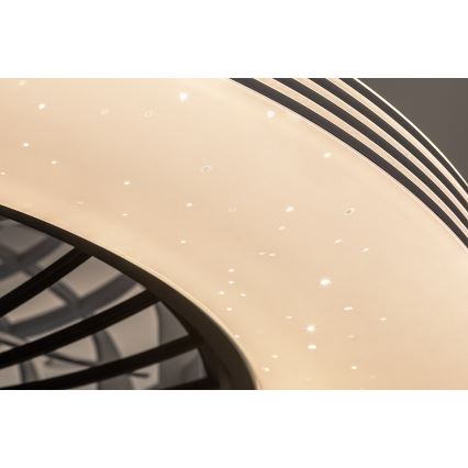 Rabalux - LED Stmívatelné stropní svítidlo s ventilátorem LED/48W/230V 3000-6500K + dálkové ovládání