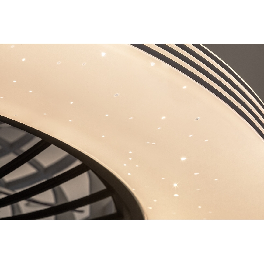 Rabalux - LED Stmívatelné stropní svítidlo s ventilátorem LED/48W/230V 3000-6500K + dálkové ovládání