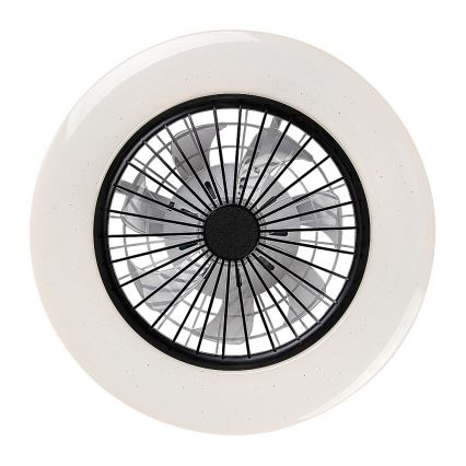 Rabalux - LED Stmívatelné stropní svítidlo s ventilátorem LED/48W/230V 3000-6500K + dálkové ovládání