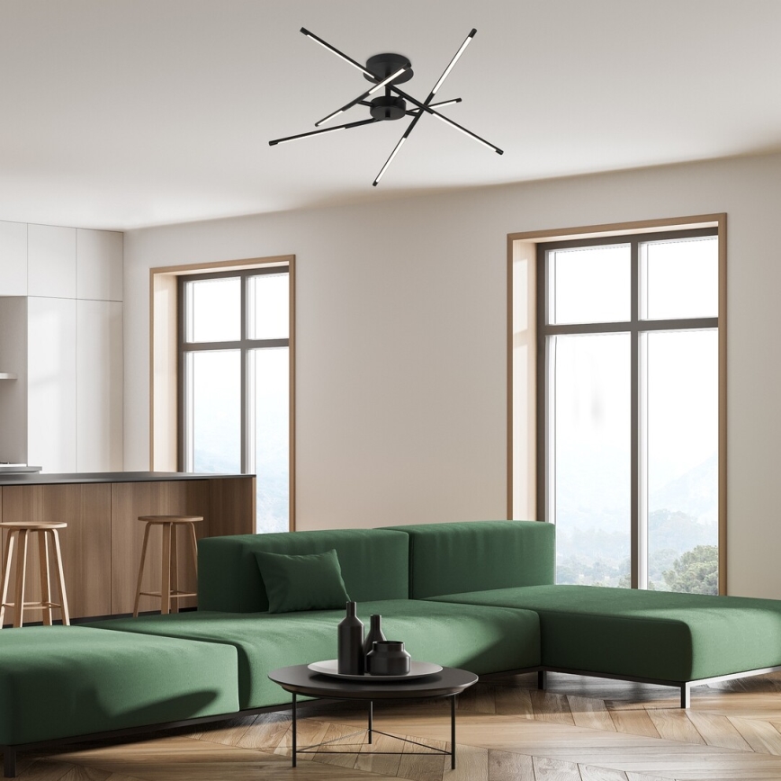 Rabalux - LED Přisazený lustr LED/40W/230V 3000K černá