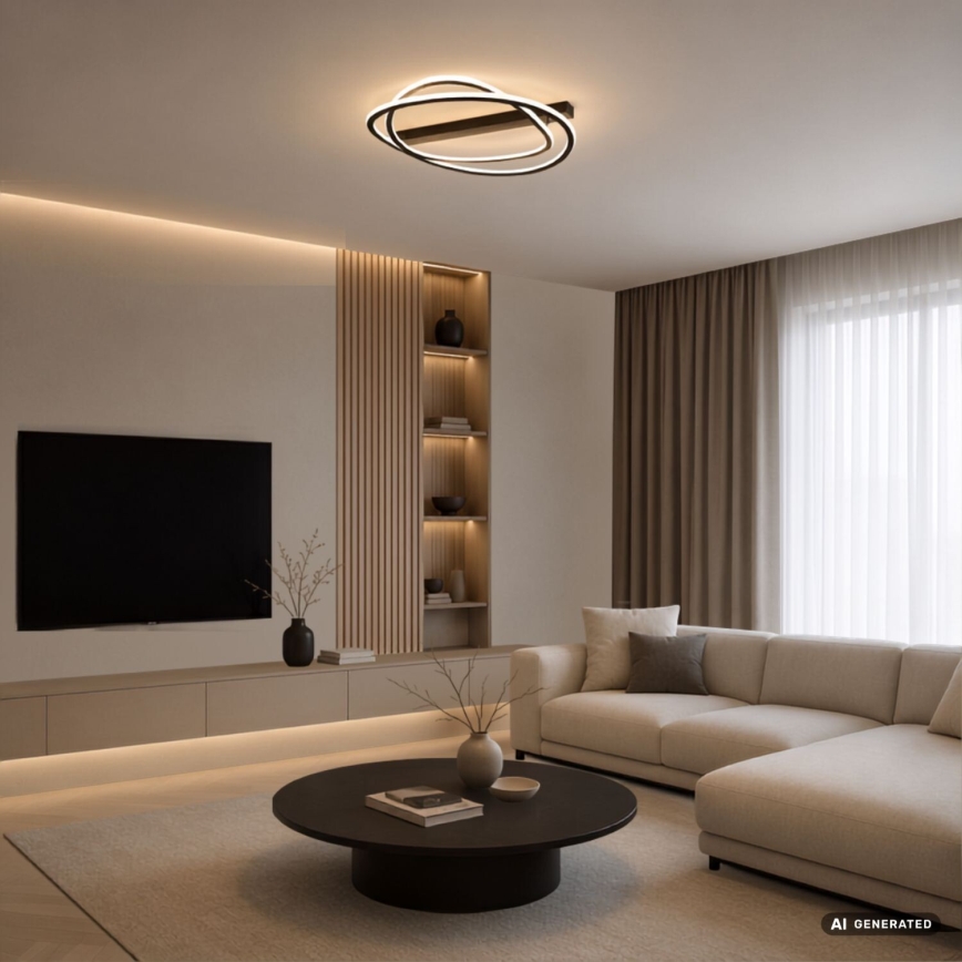 Rabalux - LED Stmívatelné stropní svítidlo LED/75W/230V 3000-6500K + dálkové ovládání