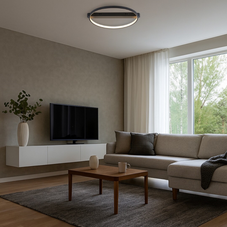 Rabalux - LED Stropní svítidlo LED/45W/230V 3000K 50x55 cm černá